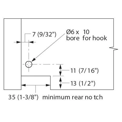 Blum 569.6860B Tandem 27 inch Full Extension Concealed Undermount Drawer Slide, Gray