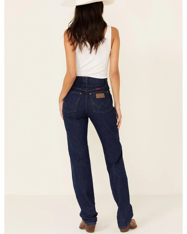 Wrangler Women's Prewashed Cowboy Cut Slim Fit Jeans