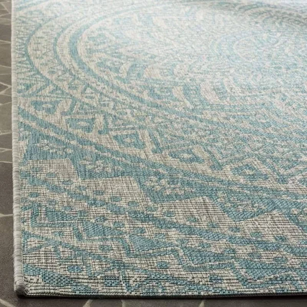 Safavieh Courtyard Collection CY8734-37112 Indoor/Outdoor Area Rug - 6& 7x22 x 9& 6