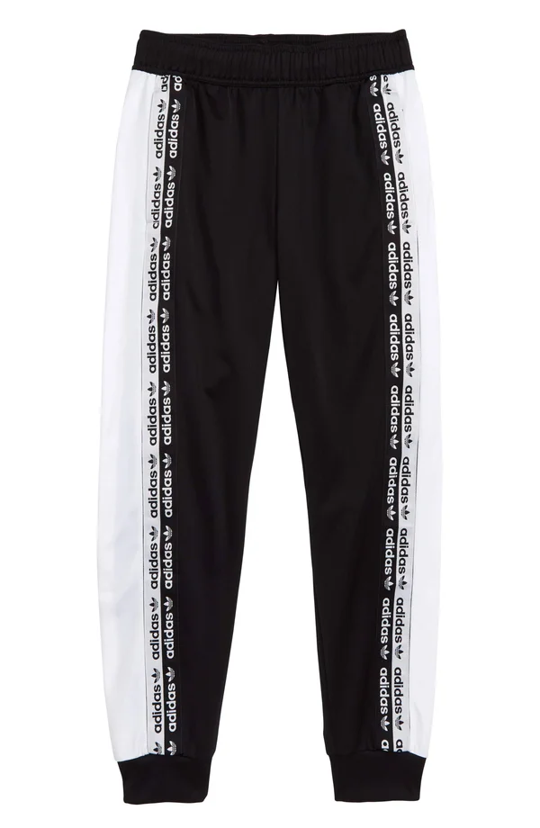 Boy's Adidas Originals Track Pants Black/ White