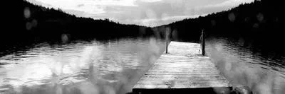 Sue Schlabach Canvas Art Prints - Twilight Dock ( scenic & landscapes > Nautical Art > Docks & Piers art)