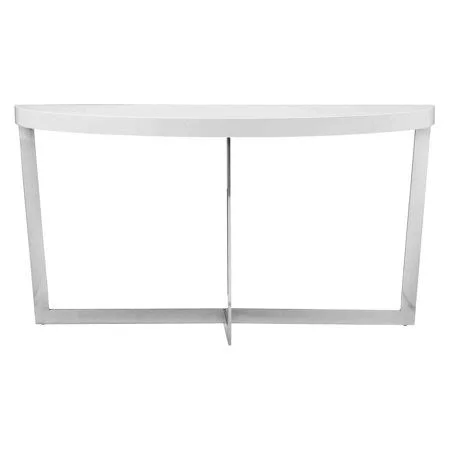 Pangea Home Pearl Console Table - Size: Large, White