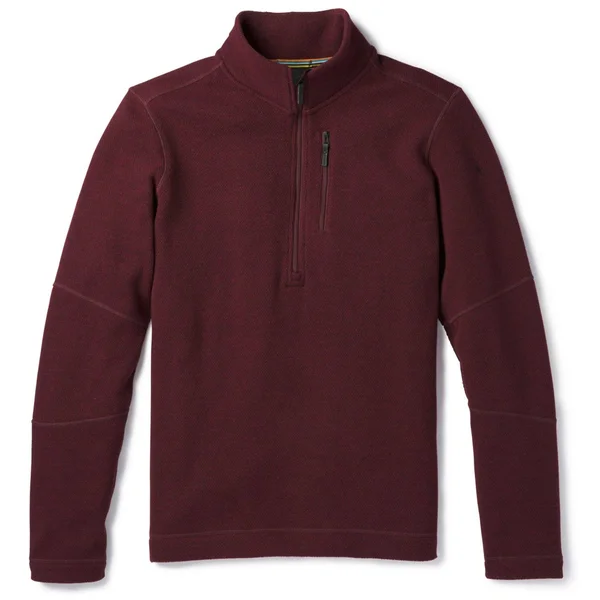 Smartwool Hudson Trail Fleece Half Zip Sweater - Men's Navy - XXL