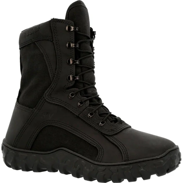 Rocky Men's S2V Flight Boot 600g Insulated Waterproof Military Boots - Rkc079, Black