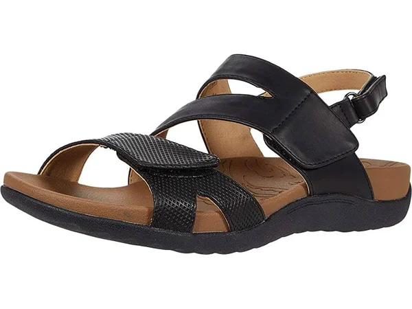 Women's Rockport Ridge Sandal - Black - Size 9.5