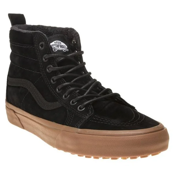Vans SK8 Hi MTE Black/Gum Men's Classic Skate Shoes Size 12