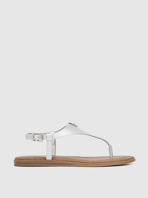 Circus by Sam Edelman Women's Carolina Thong Sandals - Soft Silver