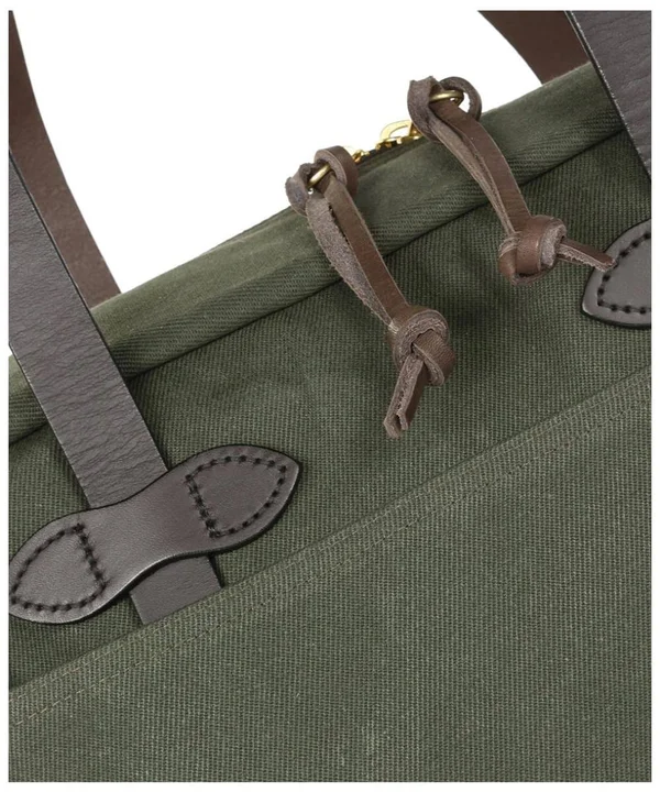 Filson Tote Bag with Zipper Otter Green