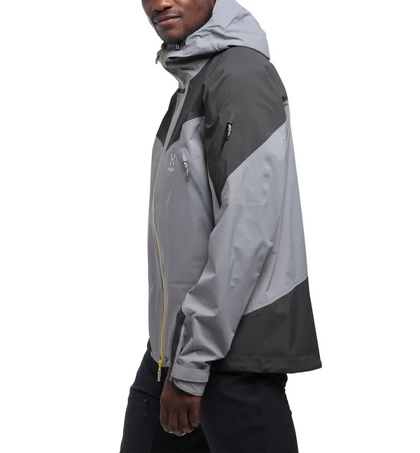 Haglofs Roc Spire Jacket - Men's Concrete/Magnetite, M