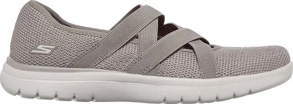 Skechers Women's On-The-Go Flex - Renewed Mary Janes - Taupe, 9.0