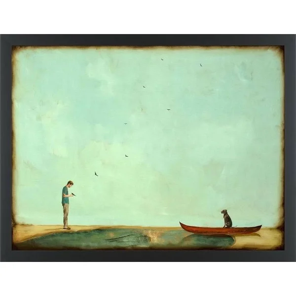 Easy Art Prints Alicia Armstrong's 'Day Training' Premium Canvas Art - 24 x 32 - Classic Black Frame