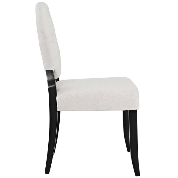 Copper Grove Quince Button-Tufted Dining Chair - Grey