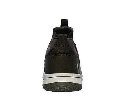 Skechers Men's Delson Camben Slip-On Sneaker - Olive