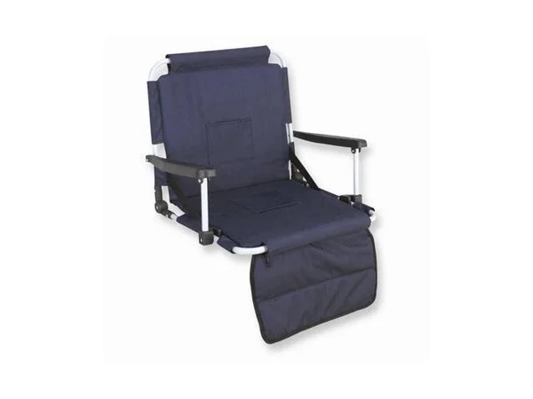 Picnic Plus Psm-106N Stadium Seat with Armrests - Navy, 20 x 16 x 17 inches