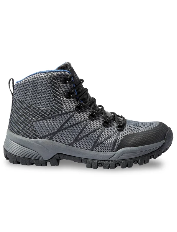 Propet Men's Traverse Waterproof Hiking Boot, Size: 9.5, Grey/Black