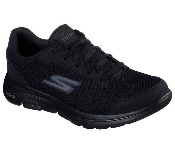 Skechers Men's GOwalk 5 Walking Shoes - Black/Black, 10.5