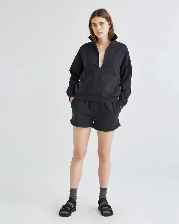 Richer Poorer Women's Terry Sweatshort, Size XL, Woodgrain
