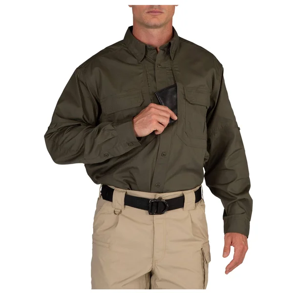 5.11 Tactical Taclite Pro Long Sleeve Shirt Large - Charcoal