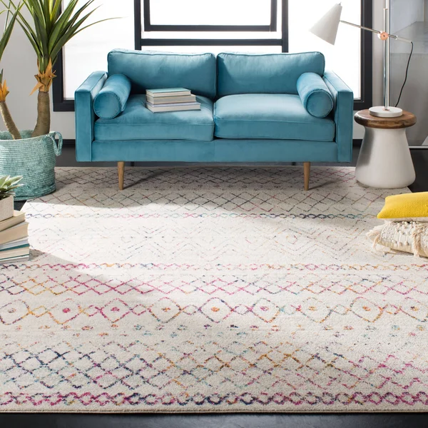 Safavieh Clearance Madison MAD798E Ivory Rug, 6&7x22x6&7x22 - Round