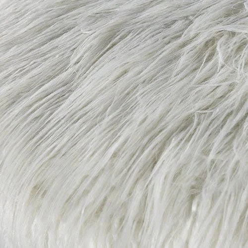 Linon Farrah Stool - White/Silver/Off-White