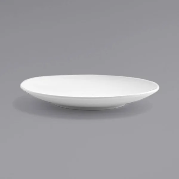 Front of The House DSP008WHP23 Spiral Round Plate - Porcelain - White