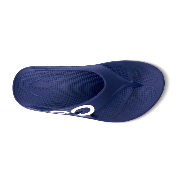 OOFOS OOriginal Sport Thong Matte Navy M6, W8