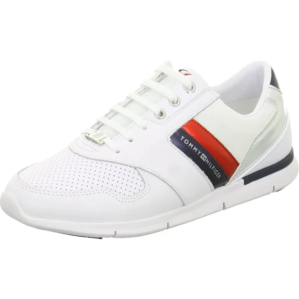 Tommy Hilfiger Lightweight Leather White Trainers