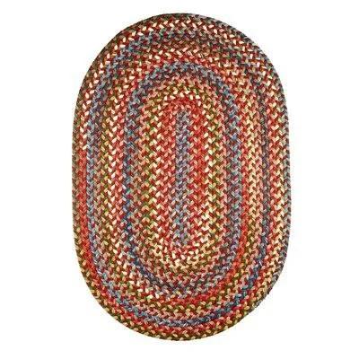 Molloy Handmade Indoor/Outdoor Area Rug Rug Size: Oval 5& x 8&
