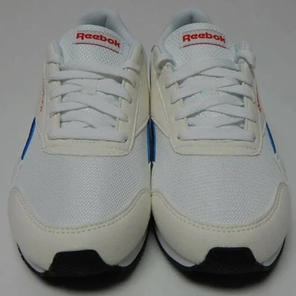 Reebok Classic Lace-Up Sneakers - Jogger - Size, 8 Medium, Wht/Cblt/Red
