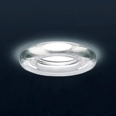 Leucos 0007809 Van 5.125x22 Decorative Recessed Trim Finish: Crystal, Bulb Type: 0-10V 23W 4000K UL, Construction Type: New Cons
