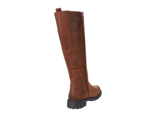 Clarks Womens Orinoco 2 Hi Tan Warmlined Leather Size 7