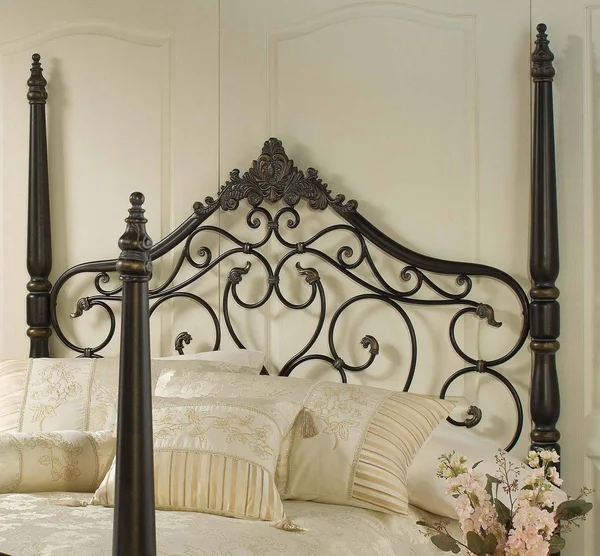 Hillsdale 1450-660 Parkwood Black Gold King Bed Grills