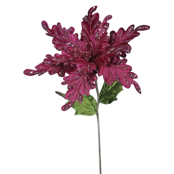 Vickerman 31x22 Copper Poinsettia - 15x22 Flower 3/Bag