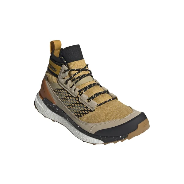 adidas Terrex Free Hiker Yellow, Mens Hiking & Approach Shoes, Size US 11.5 - Color Legacy Gold - Sand - Core Black