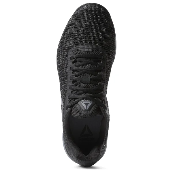 Reebok Mens Speed TR Flexweave Black/Cold Grey Cross Training Shoes Size 8 - Men's