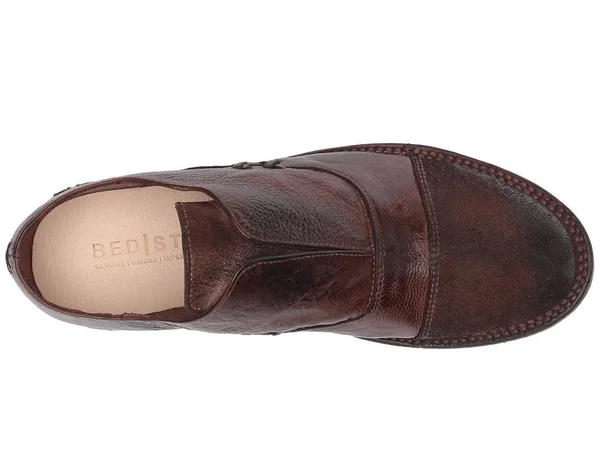 Bed|Stu Rose Women's Leather Slip on 6.5, Teak Dip Dye