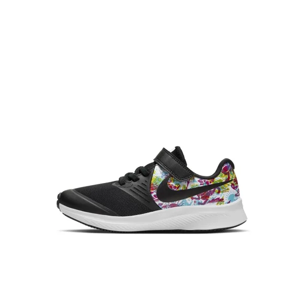 Nike Girls& Star Runner 2 Fable Sneaker - Black - 2.5