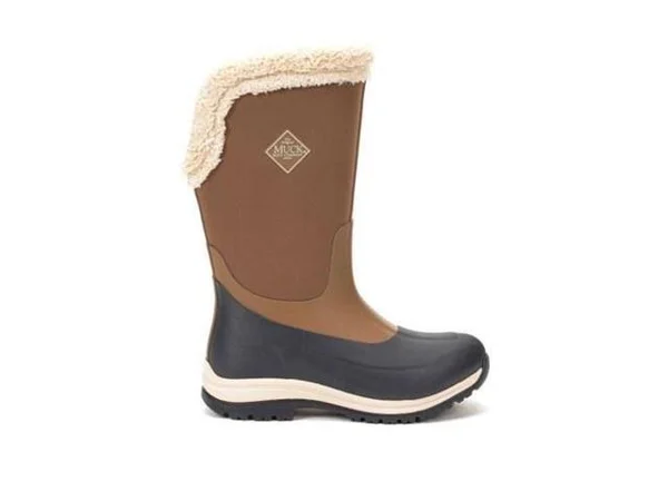 Muck Boots Women's Apres Tall 15'' Winter Boots - Size: 5.0, Brown