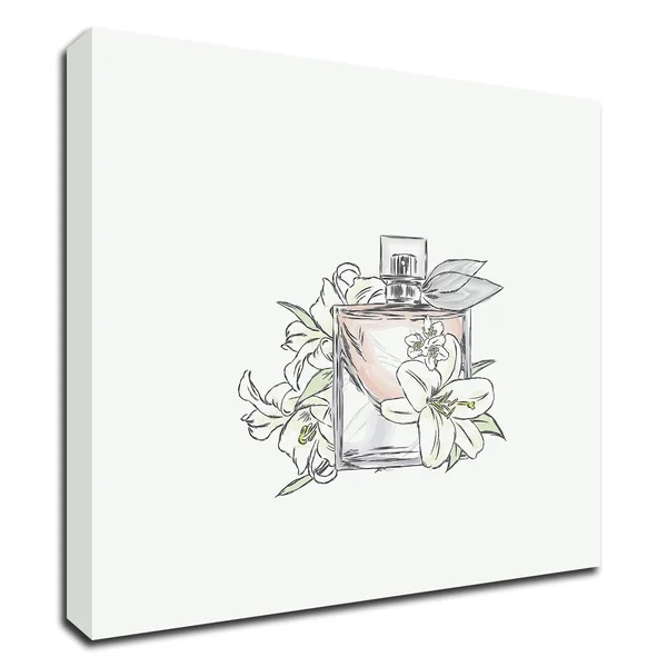 Tangletown Fine Art 14x22 x 14x22 Perfume VI by Incado Print on Canvas