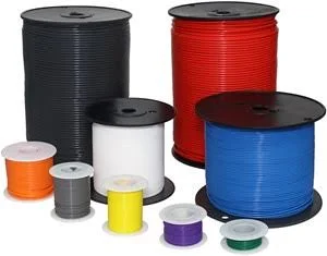PTFE High Temperature Stranded Wire (Gauge: 14 - Length: 500 ft., Color: White) Wire-TF-14-09-500
