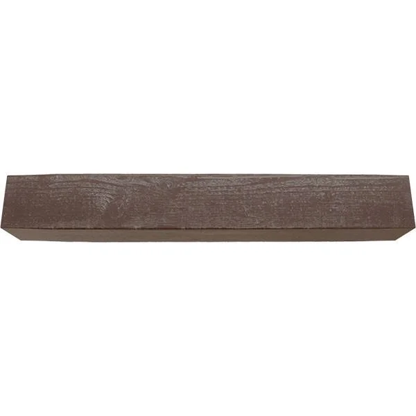 Ekena Millwork MANURS04X08X48AE 4x22H x 8x22D x 48x22W Rough Sawn Faux Wood Fireplace Mantel - Aged Pecan
