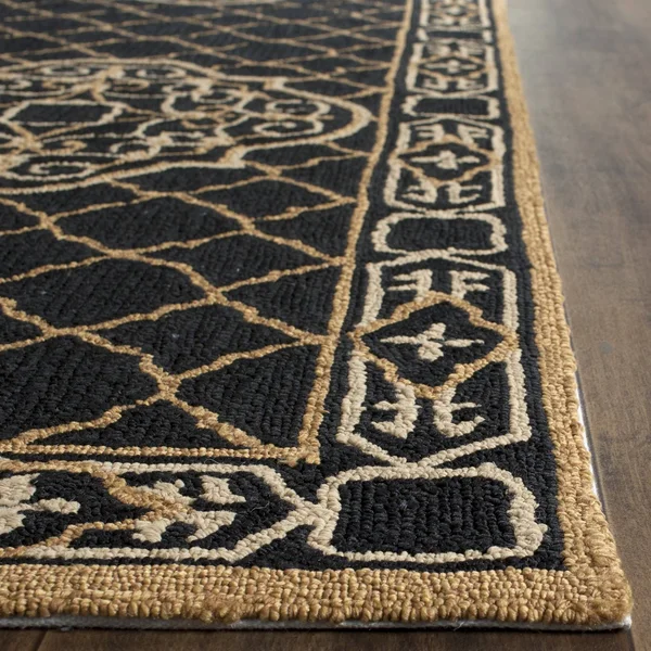 Safavieh Easy Care Rug Collection EZC729D - Black, Gold - 8& x 10&