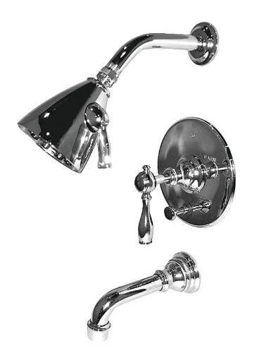 Newport Brass 3-1772BP/10B Victoria Balanced Pressure Tub and Shower Trim Set Oil Rubbed Bronze
