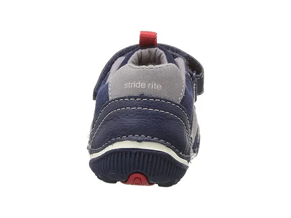 Stride Rite SRT Wes Toddler - Boys 4.5 Infant Navy Sneaker W2