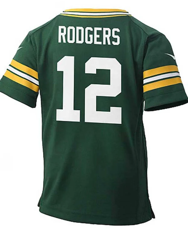Aaron Rodgers Green Bay Packers Nike Toddler Game Jersey (Green) 2T