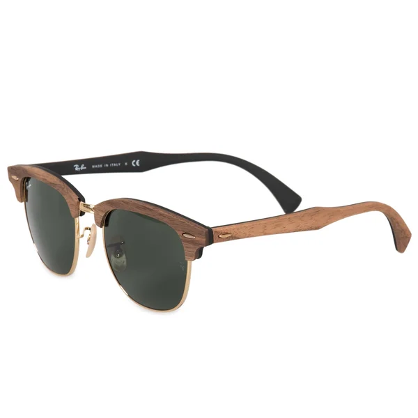 Ray-Ban Clubmaster Wood Sunglasses, RB3016M - Black/Green