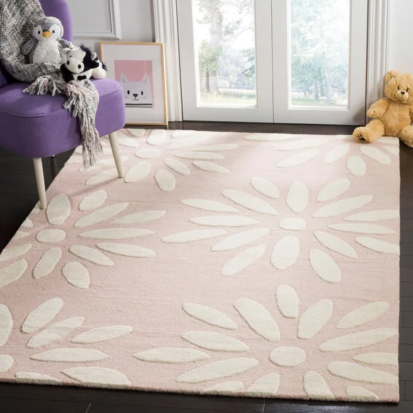 Safavieh Kids Pink/Ivory 8 ft. x 10 ft. Area Rug