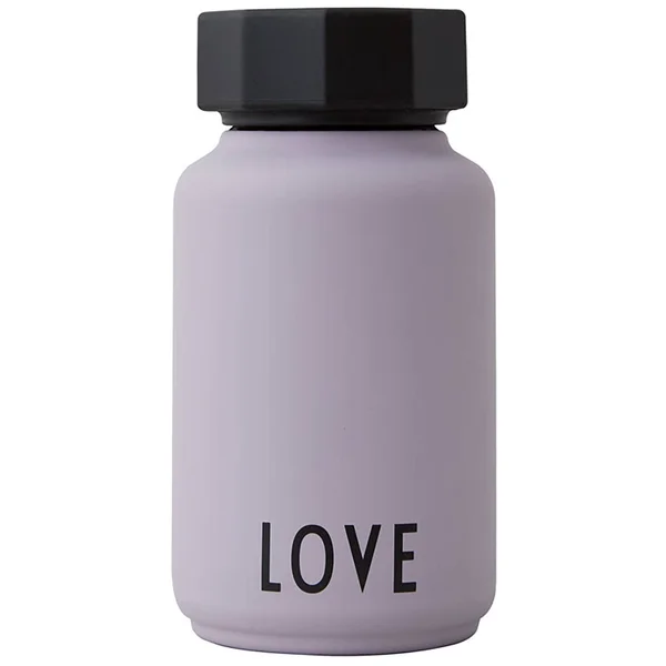 Design Letters Kids - Love S Thermos Bottle Lavender - One Size - Purple