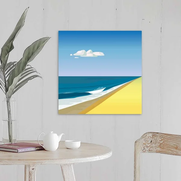 Rothko Beach - Large Solid-Faced Canvas Wall Art Print, Great Big Canvas