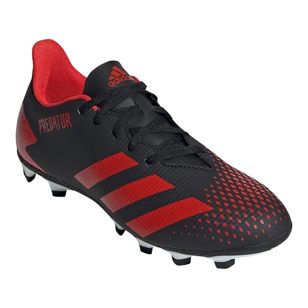 Adidas Predator 20.4 FxG Soccer Cleats - Men's, Black/Red